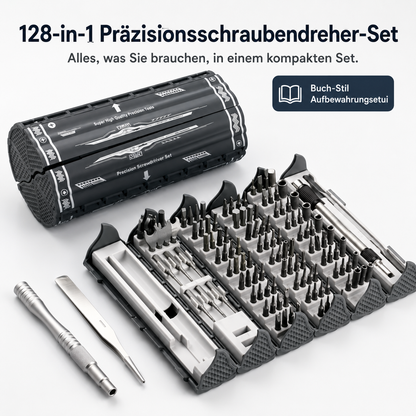 FixWerk™ 128-in-1 Präzisions-Schraubendreher-Set